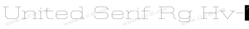 United Serif Rg Hv字体转换